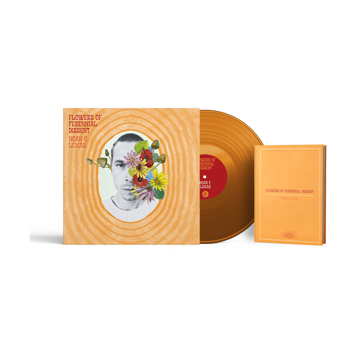 Noah Lekas C. – Flowers Of Perennial Dissent - Tangerine (W/Book LP Vinyl)