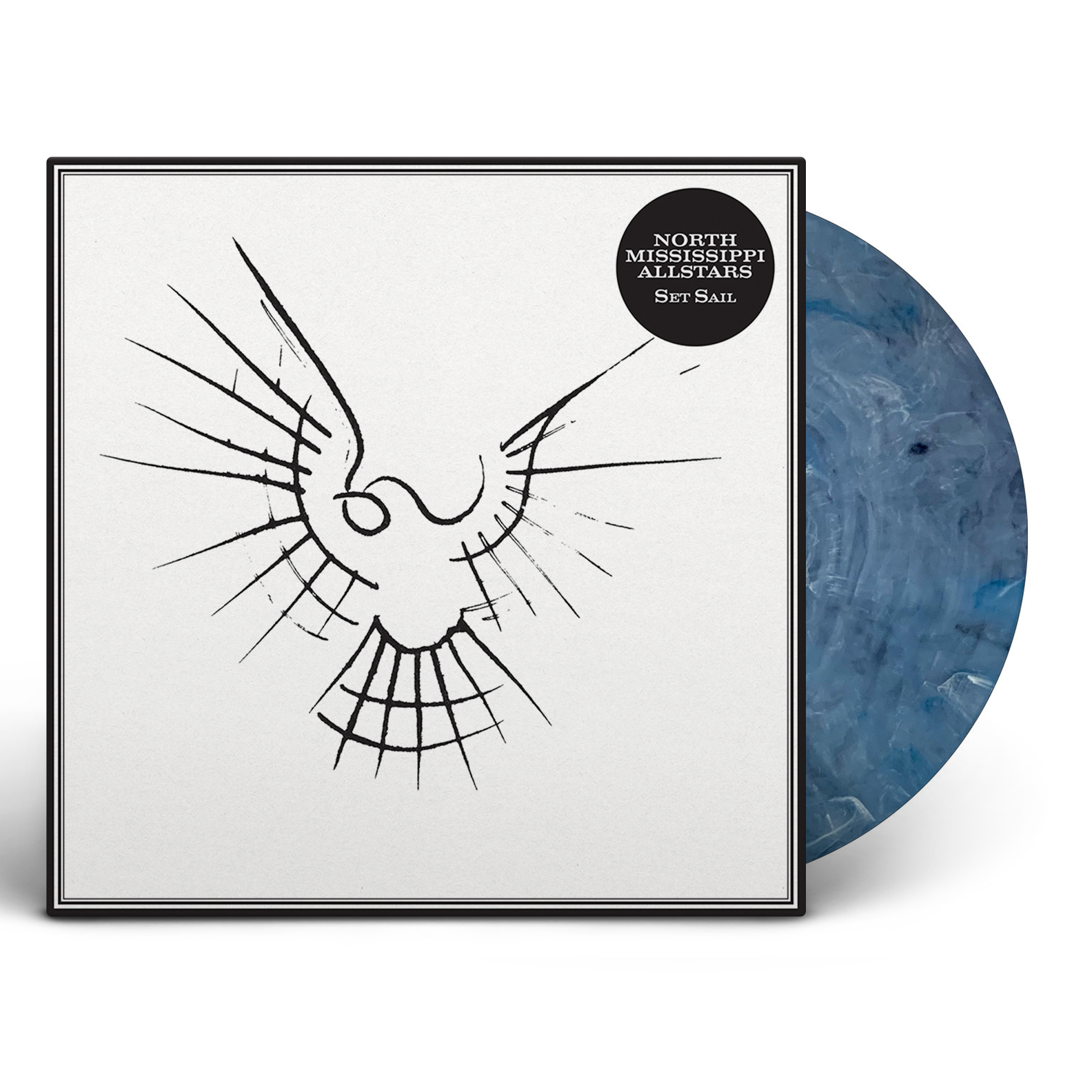 North Mississippi Allstars – Set Sail (Blue with Black & White Marble LP Vinyl)