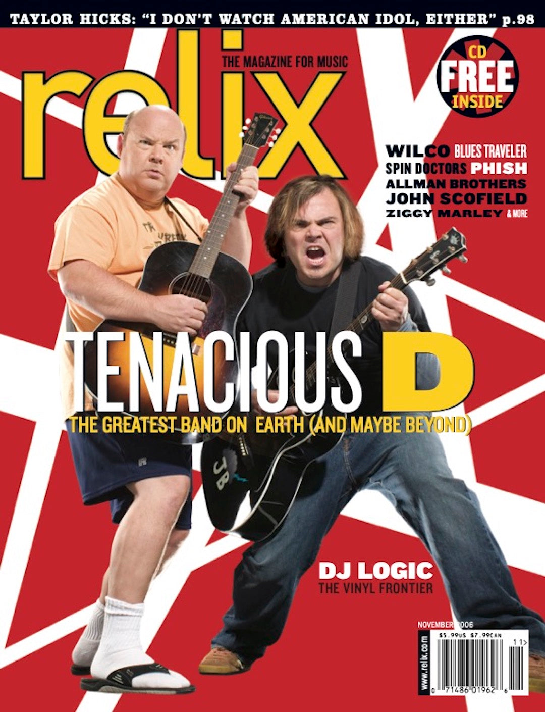 Tenacious D - November 2006 Relix Issue