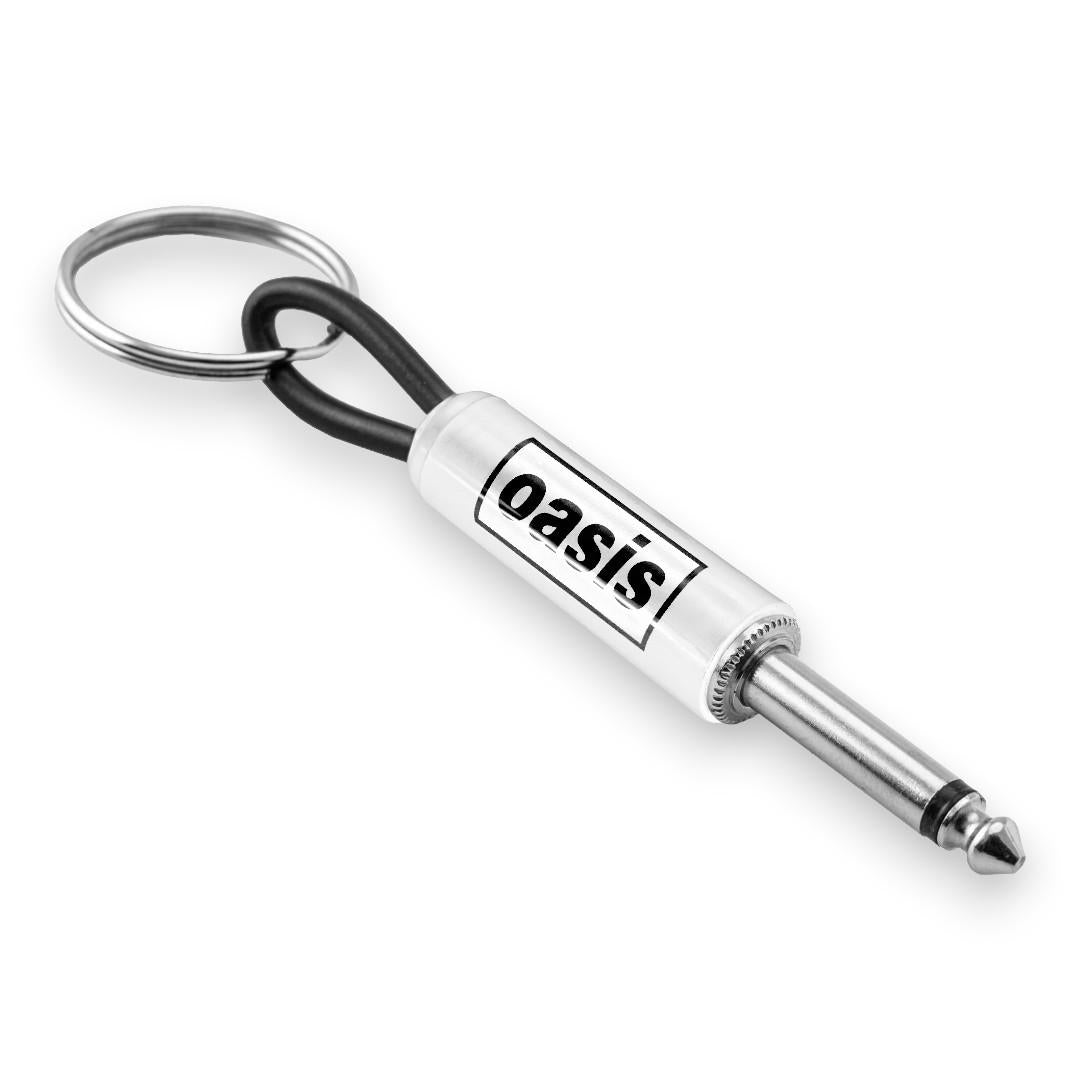 Oasis Logo Guitar Plug Keychain