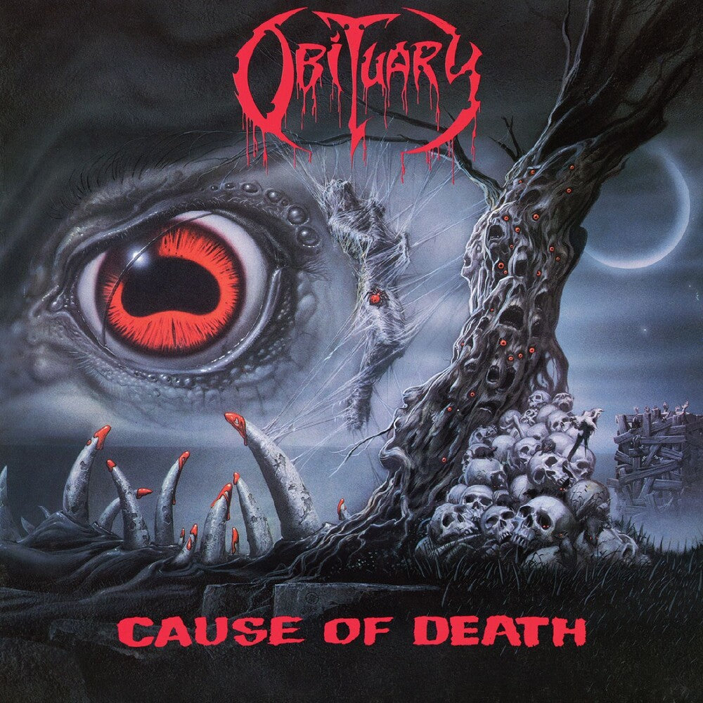 Obituary – Cause Of Death - Gray/Black Splatter (Blk, Colored LP Vinyl)