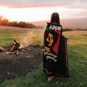 One Love Polar Fleece Blanket | Bob Marley x Slowtide