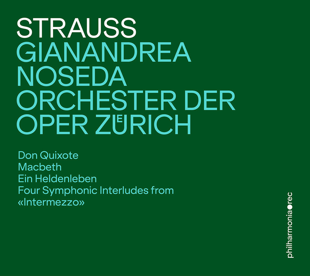 Orchester Der Oper Zurich – Richard Strauss: Tone Poems & Interludes (CD)