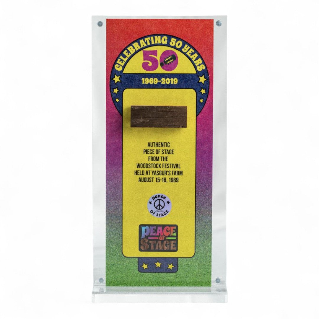 Original Woodstock Stage | 50th Anniversary Acrylic Frame