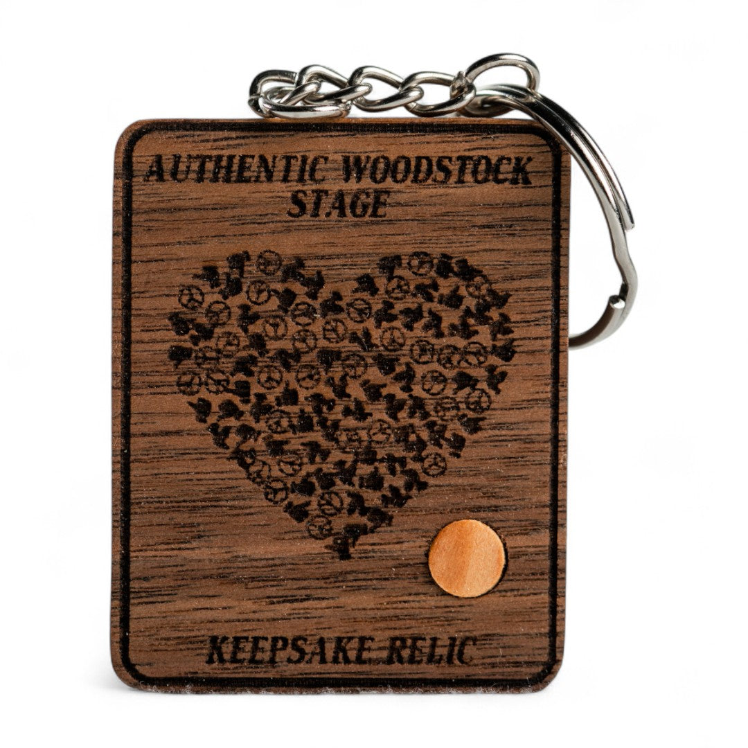 Original Woodstock Stage Key Chain