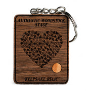 Original Woodstock Stage Key Chain