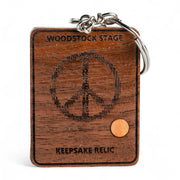 Original Woodstock Stage Key Chain