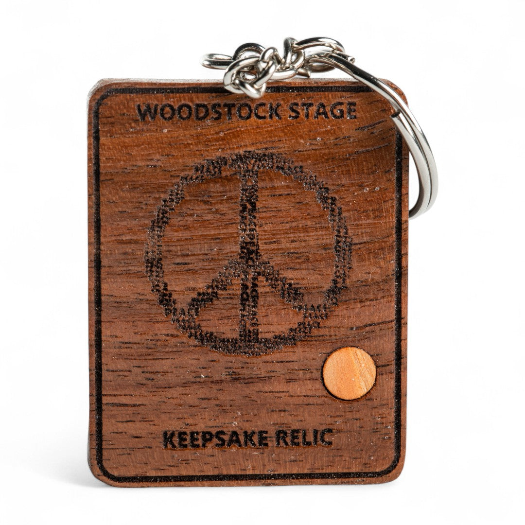 Original Woodstock Stage Key Chain