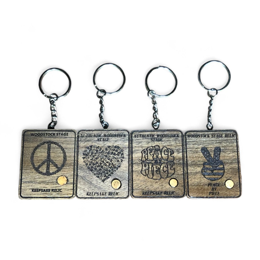 Original Woodstock Stage Key Chain