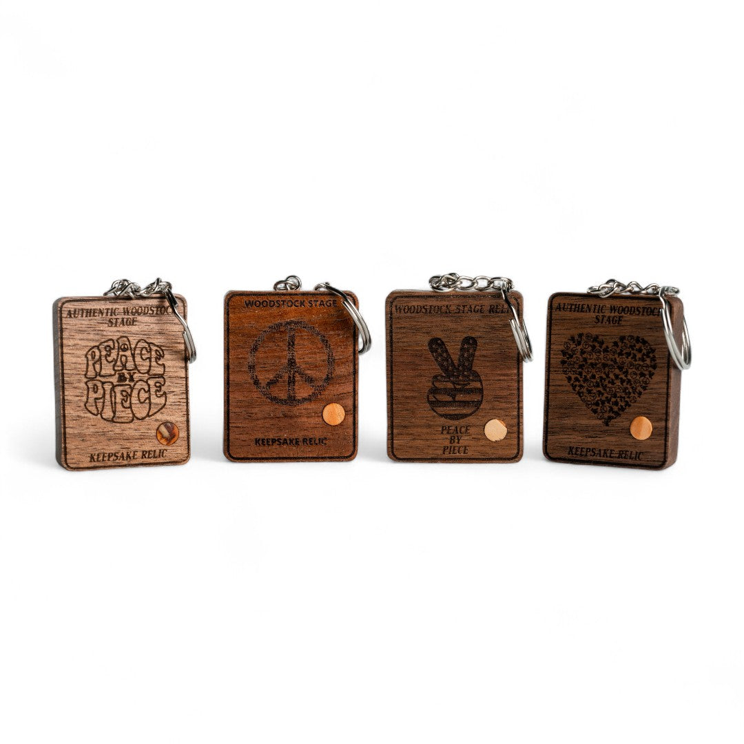 Original Woodstock Stage Key Chain