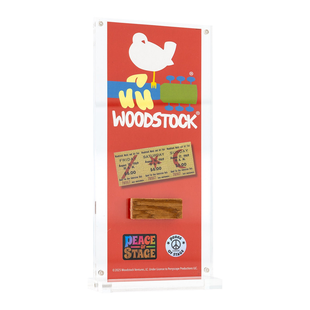 Original Woodstock Stage | Logo Acrylic Frame