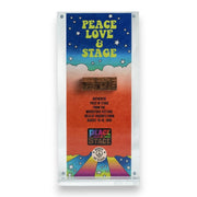 Original Woodstock Stage | Peace, Love, & Stage Acrylic Frame