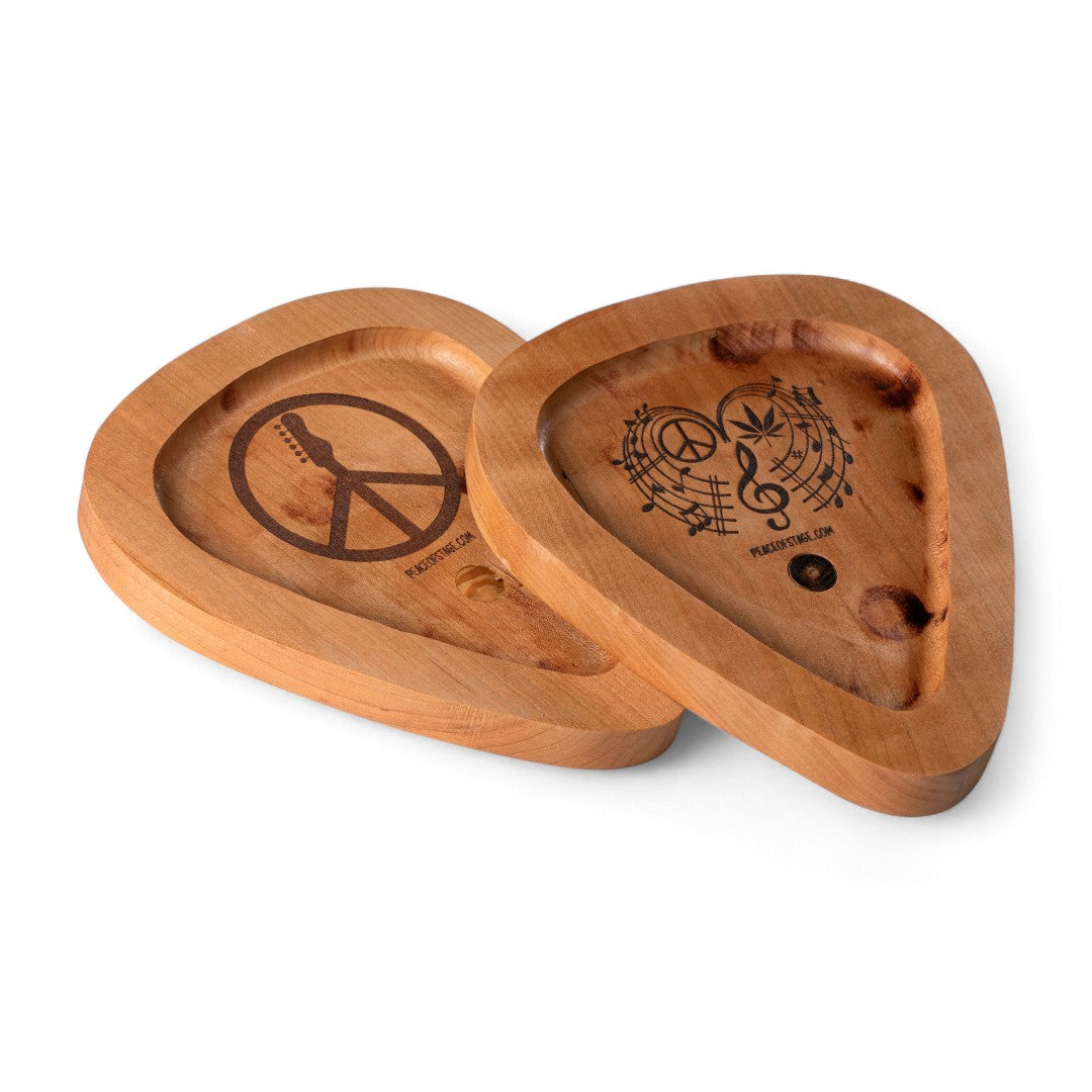Original Woodstock Stage | Wooden Guitar Pick Tray