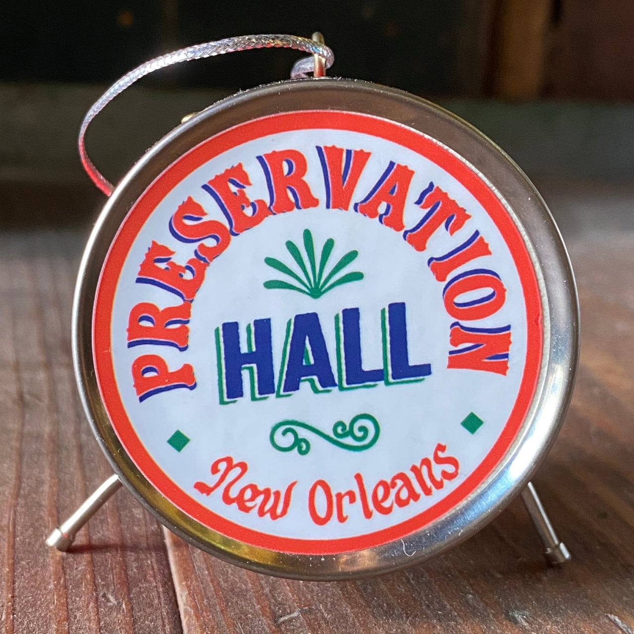 Preservation Hall Drum Ornament