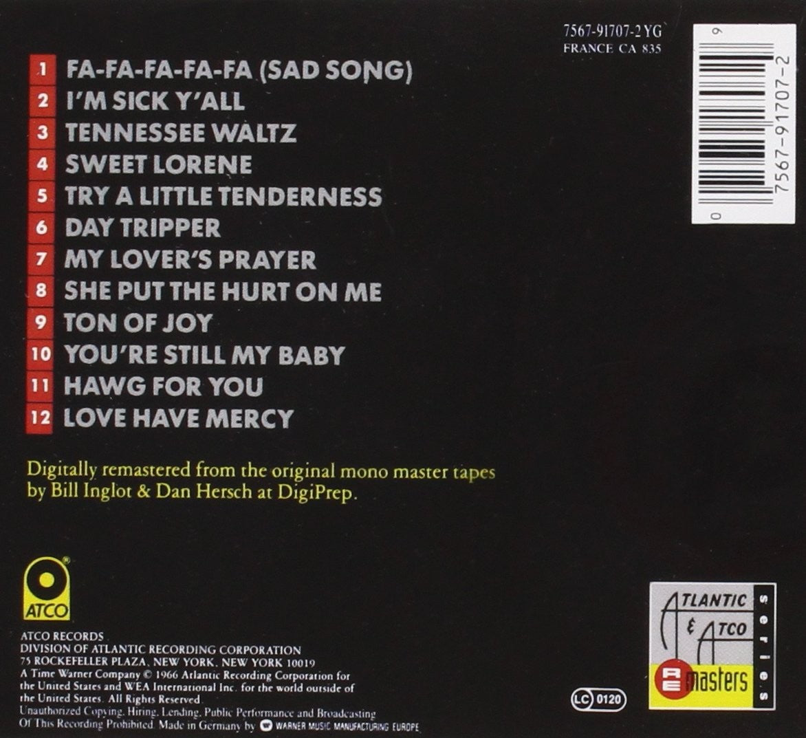 Otis Redding – Dictionary of Soul (CD)