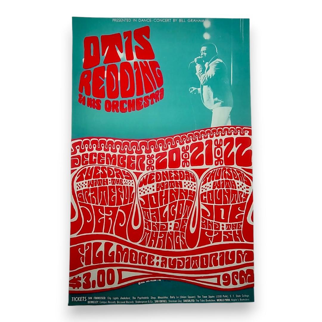Otis Redding, Grateful Dead – The Fillmore, San Francisco (Dec 20–22, 1966) by Wes Wilson