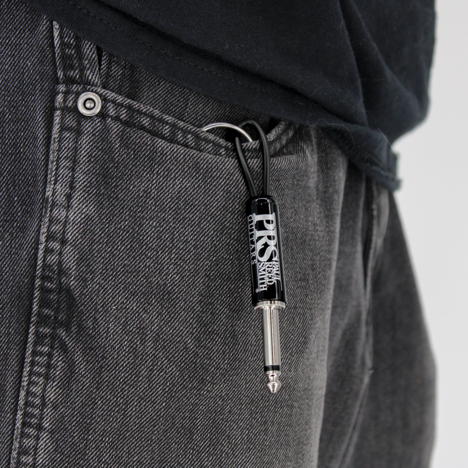 PRS Logo Guitar Plug Keychain - Back