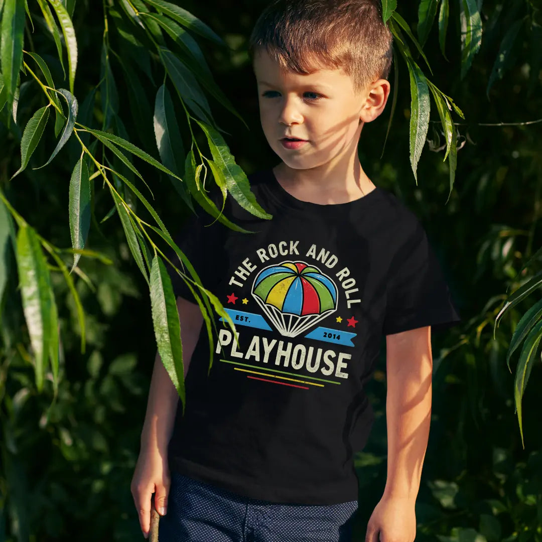 Parachute Toddler T-Shirt by The Rock and Roll Playhouse - Front