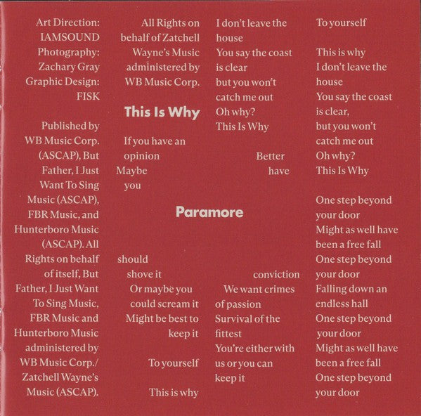 Paramore – This Is Why (CD)