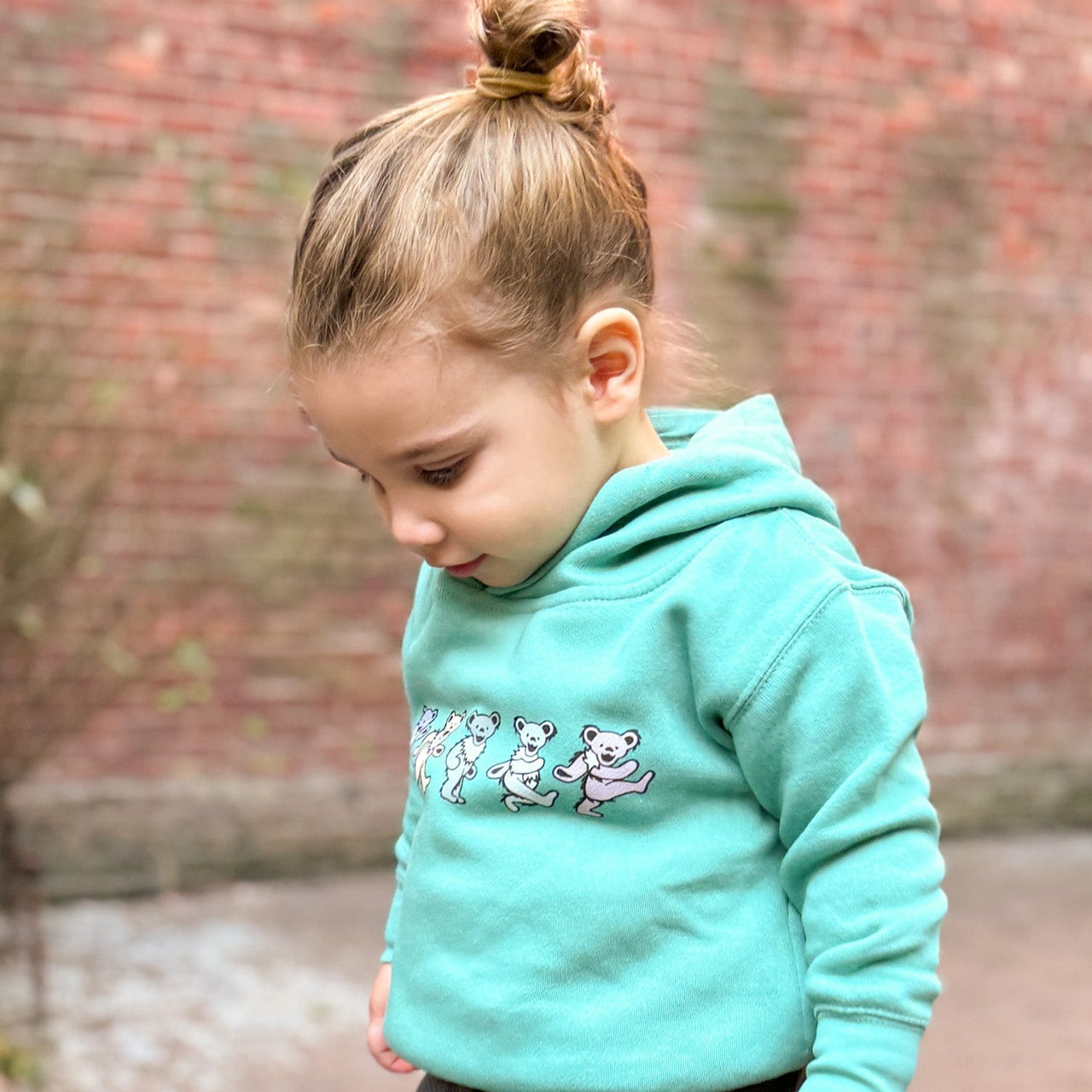 Grateful Dead Pastel Bears Toddler Hoodie