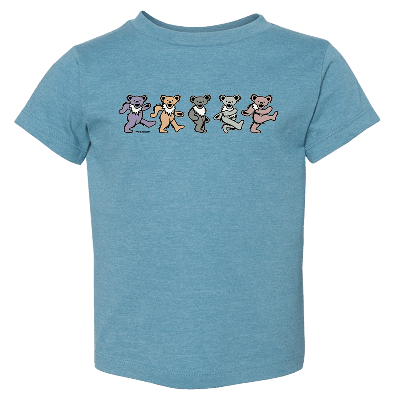 Grateful Dead Pastel Bears Toddler T-Shirt