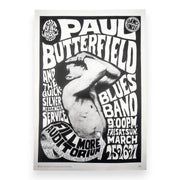 Paul Butterfield Blues Band – The Fillmore, San Francisco (Mar 25–27, 1966) by Wes Wilson