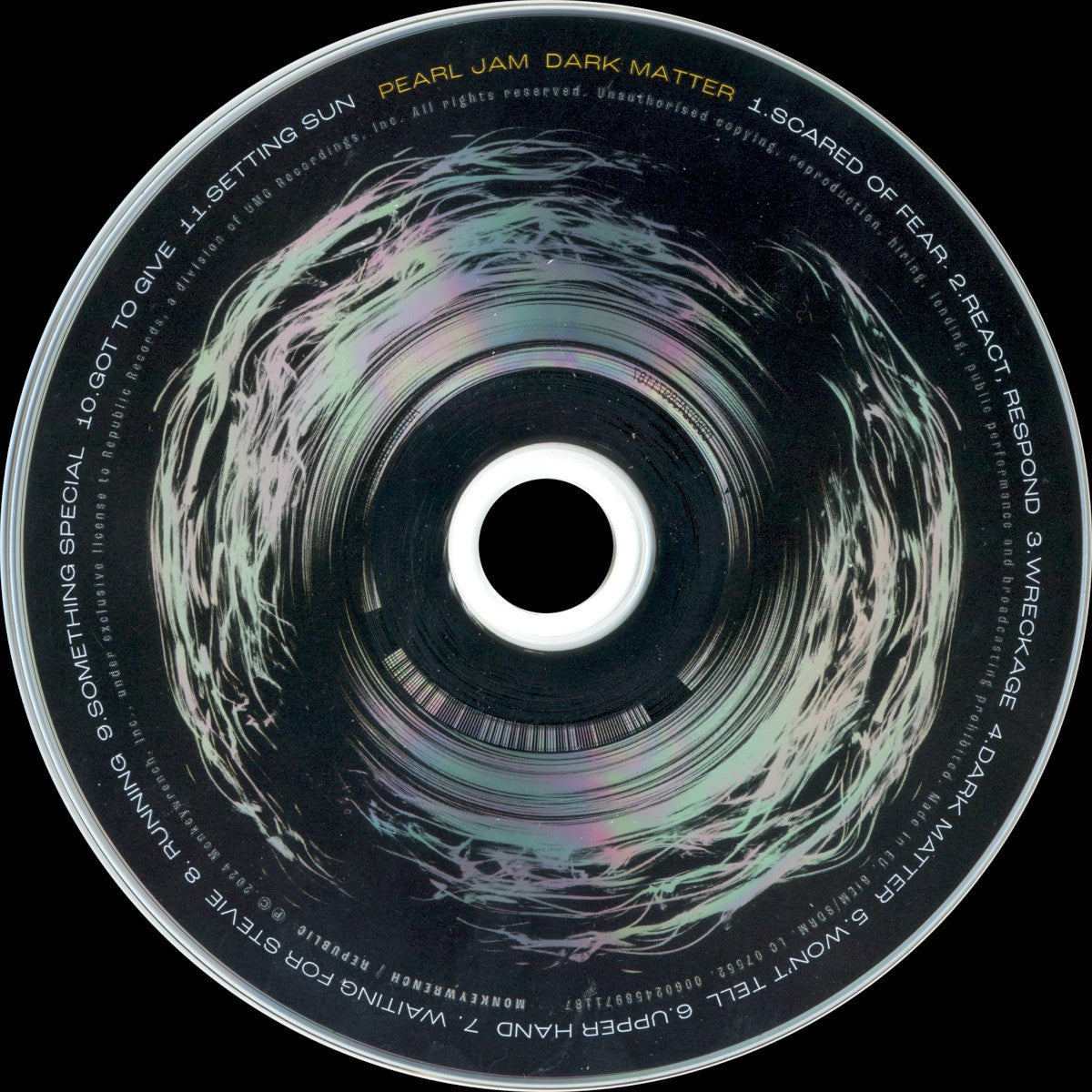 Pearl Jam – Dark Matter (Deluxe CD + Blu-ray) - Detail