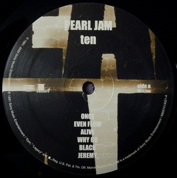 Pearl Jam – Ten (Original Recording Remastered 2-LP Vinyl) - Alternate View