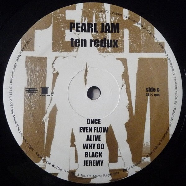 Pearl Jam – Ten (Original Recording Remastered 2-LP Vinyl) - Side View
