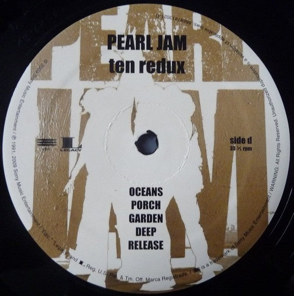 Pearl Jam – Ten (Original Recording Remastered 2-LP Vinyl) - Additional View