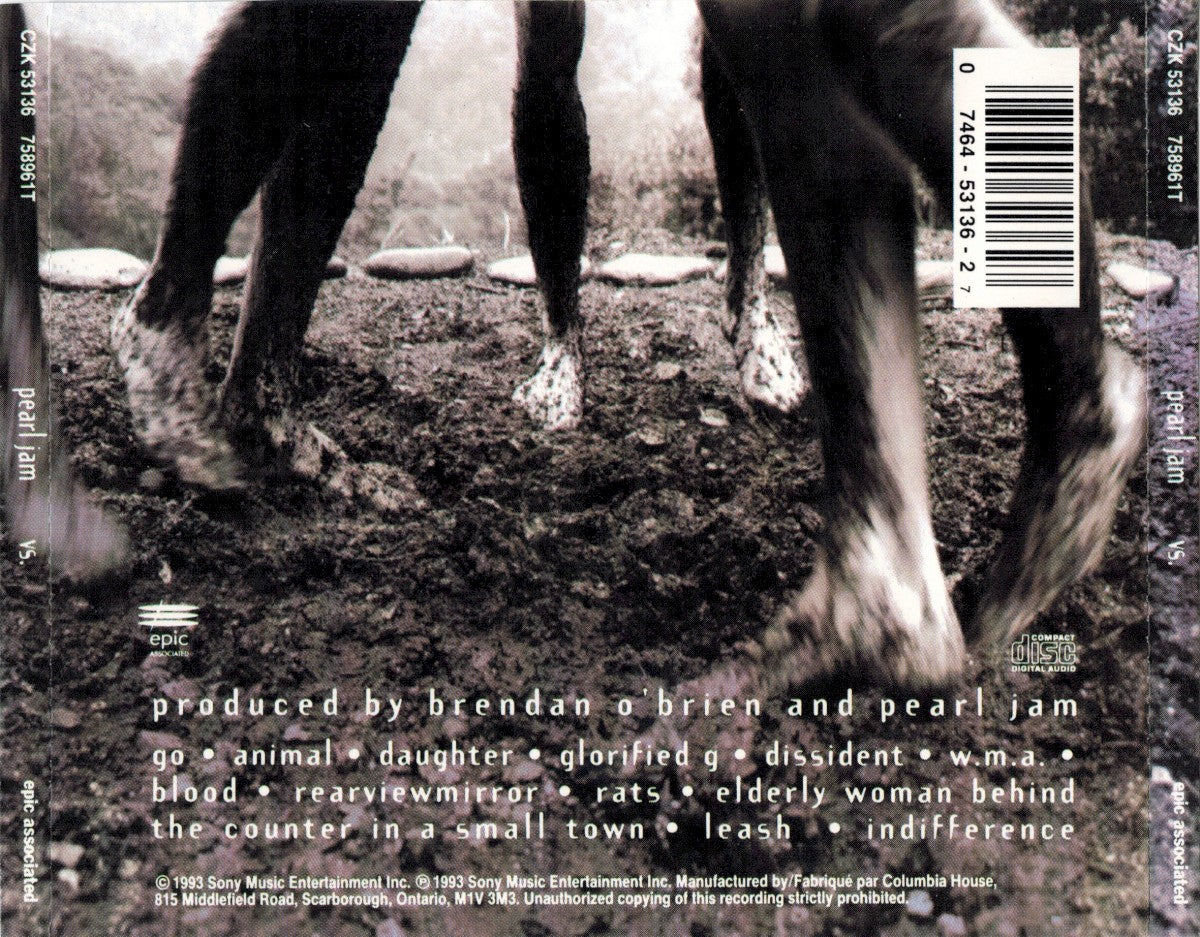 Pearl Jam – Vs. (LP Vinyl) - Detail
