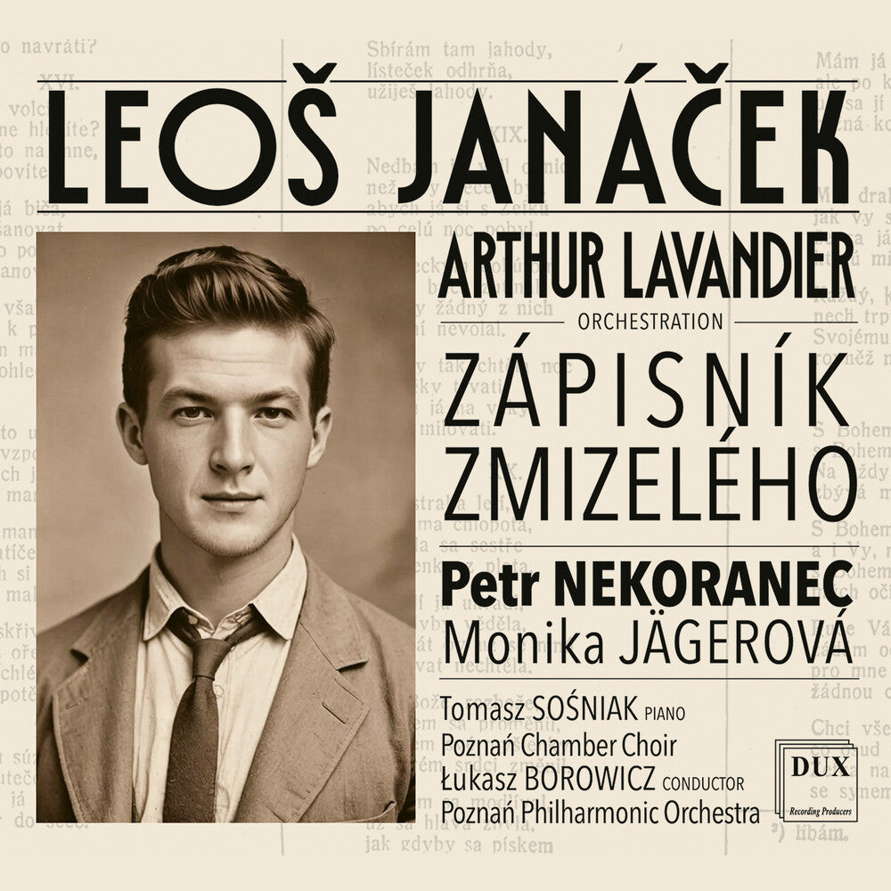 Petr Nekoranec – Janacek: Zapisnik Zmizeleho/Diary Of One Who (CD)