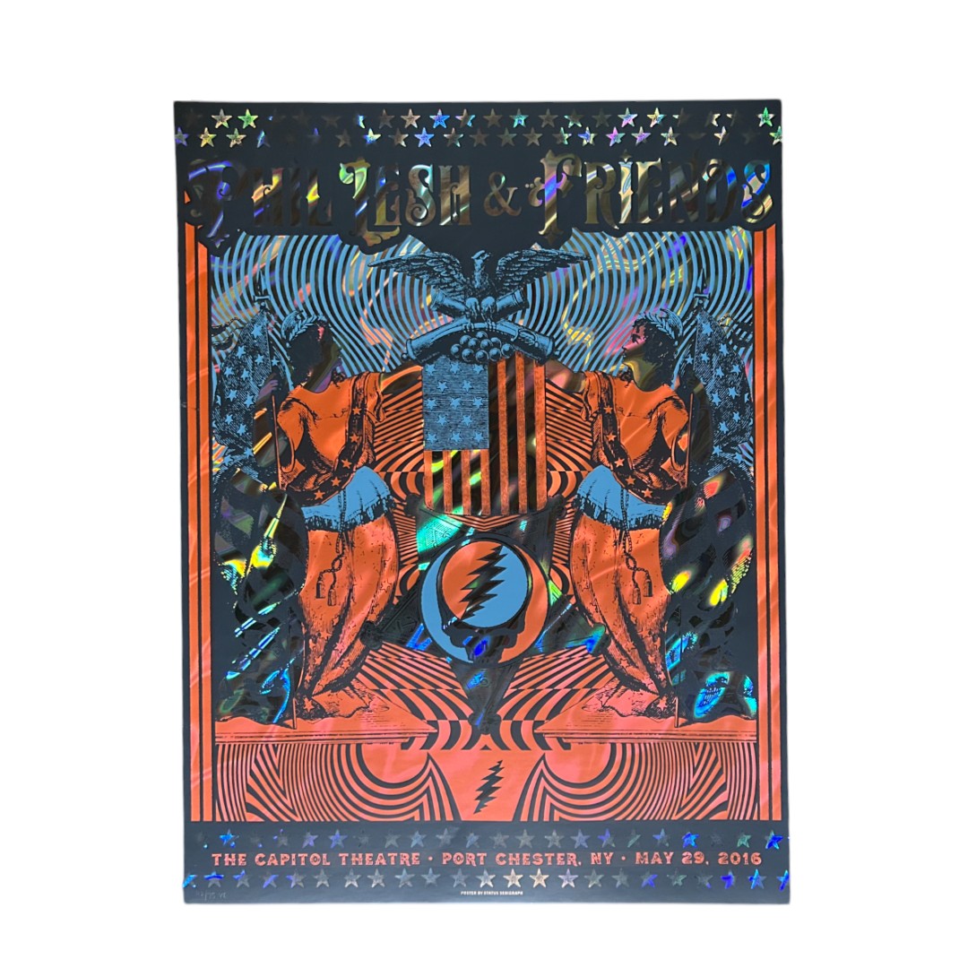 Phil Lesh & Friends Foil Poster by Status Serigraph (May 29, 2016)