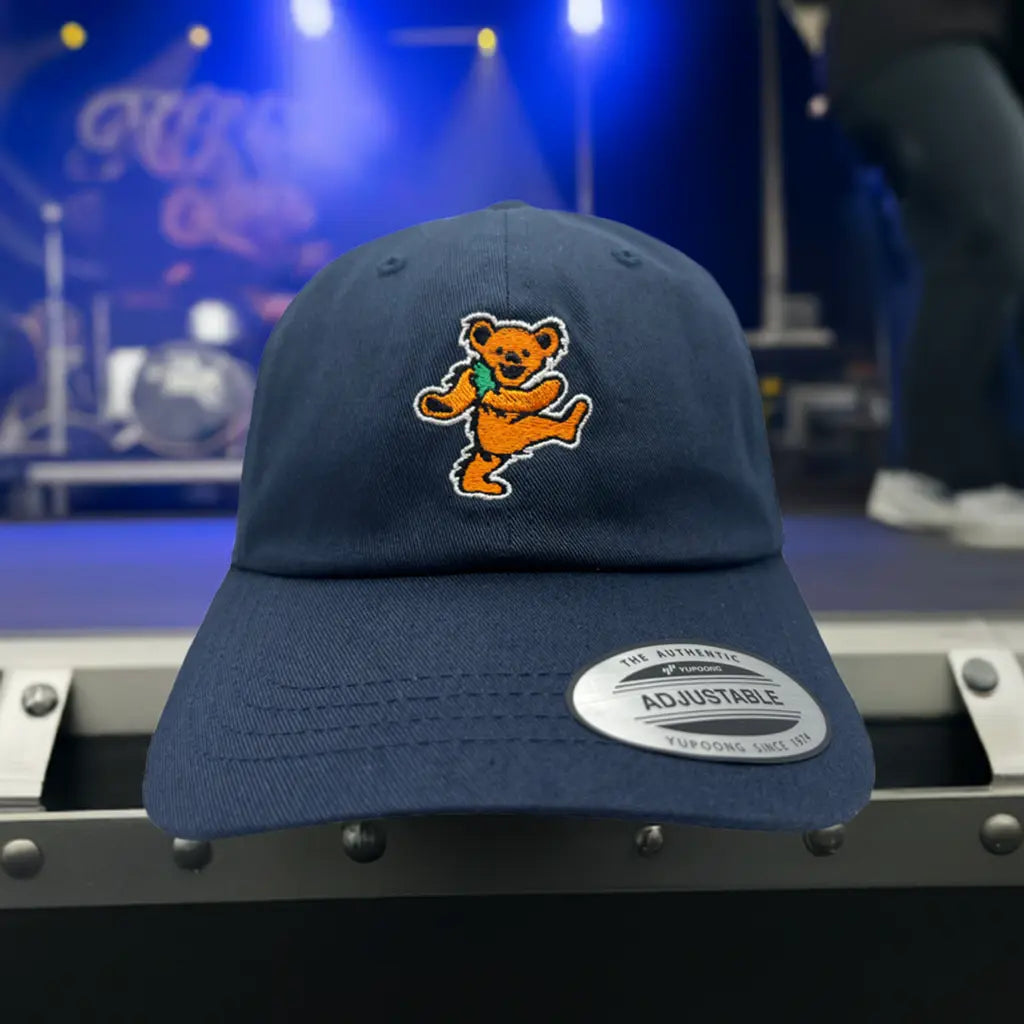 Phil Lesh & Friends Orange Dancing Bear Dad Hat | relix.shop