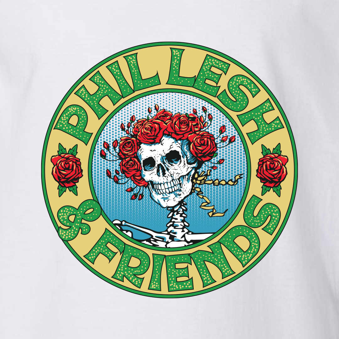 Phil Lesh & Friends | White Long-Sleeve Bertha T-Shirt