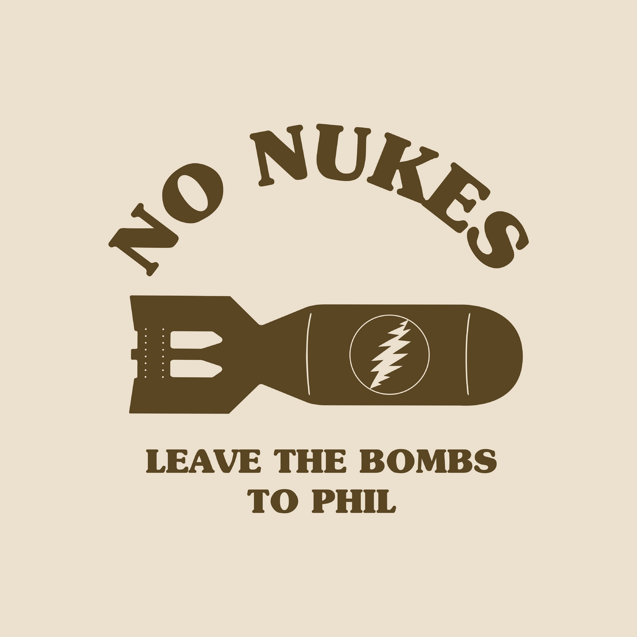 Phil Lesh "No Nukes" Hooded Sweatshirt