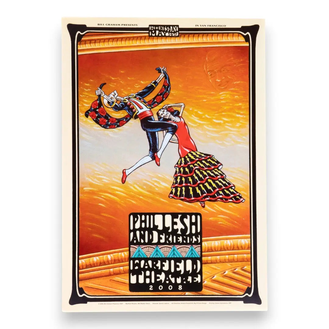 Phil Lesh and Friends 2008 Warfield Posters (Set of 5)