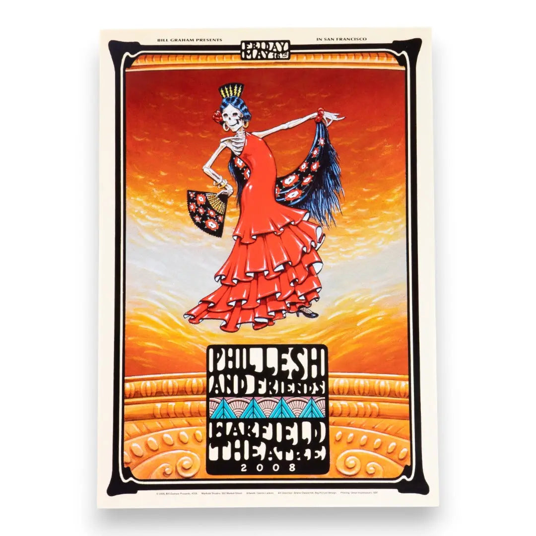 Phil Lesh and Friends 2008 Warfield Posters (Set of 5)