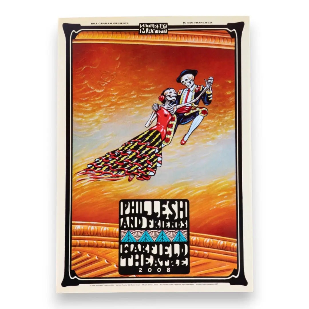 Phil Lesh and Friends 2008 Warfield Posters (Set of 5)