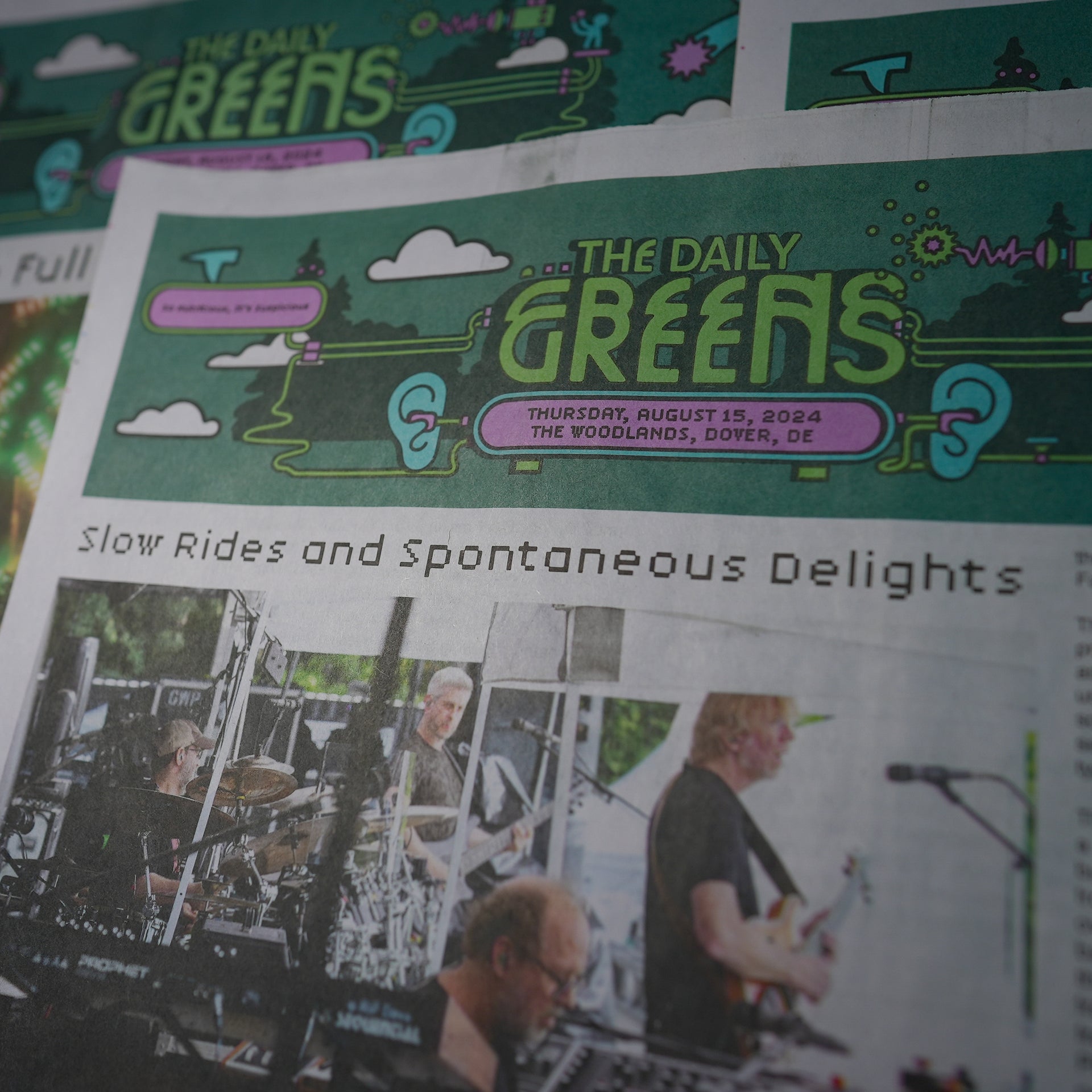 Phish Mondegreen The Daily Greens Newspaper Bundle