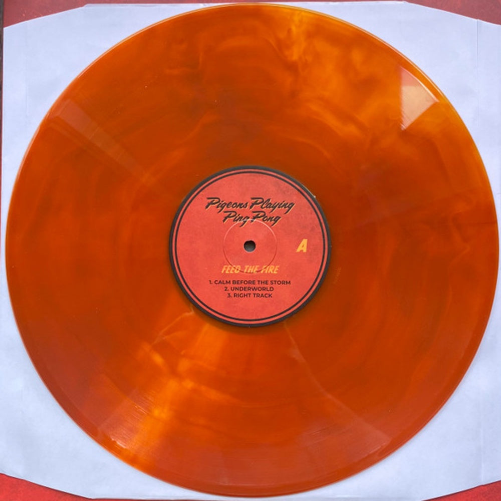 Pigeons Playing Ping Pong – Feed The Fire (Fire Variant, Numbered 2-LP Vinyl)