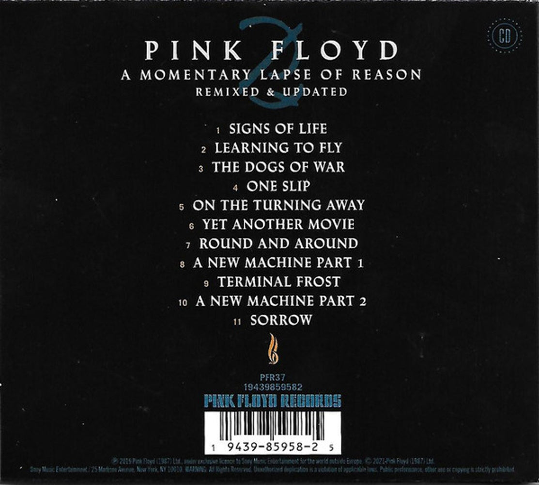Pink Floyd – A Momentary Lapse Of Reason (CD)