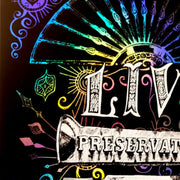 Preservation Hall "Live Jazz" Rainbow Holographic Poster