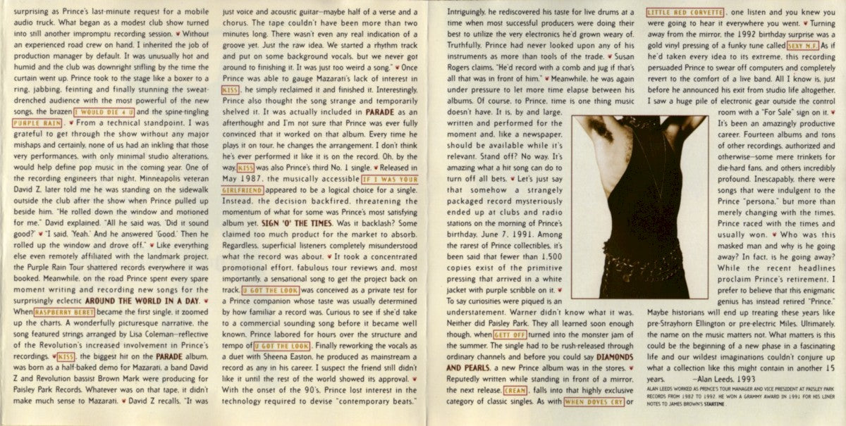 Gatefold 3: Prince – The Hits 2 CD | Relix