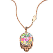 Grateful Dead Steal Your Prism Necklace | Rose Gold Hiouchi Jewels / Rose & Bolt Grateful Dead Jewelry Necklace {{Shop name}}