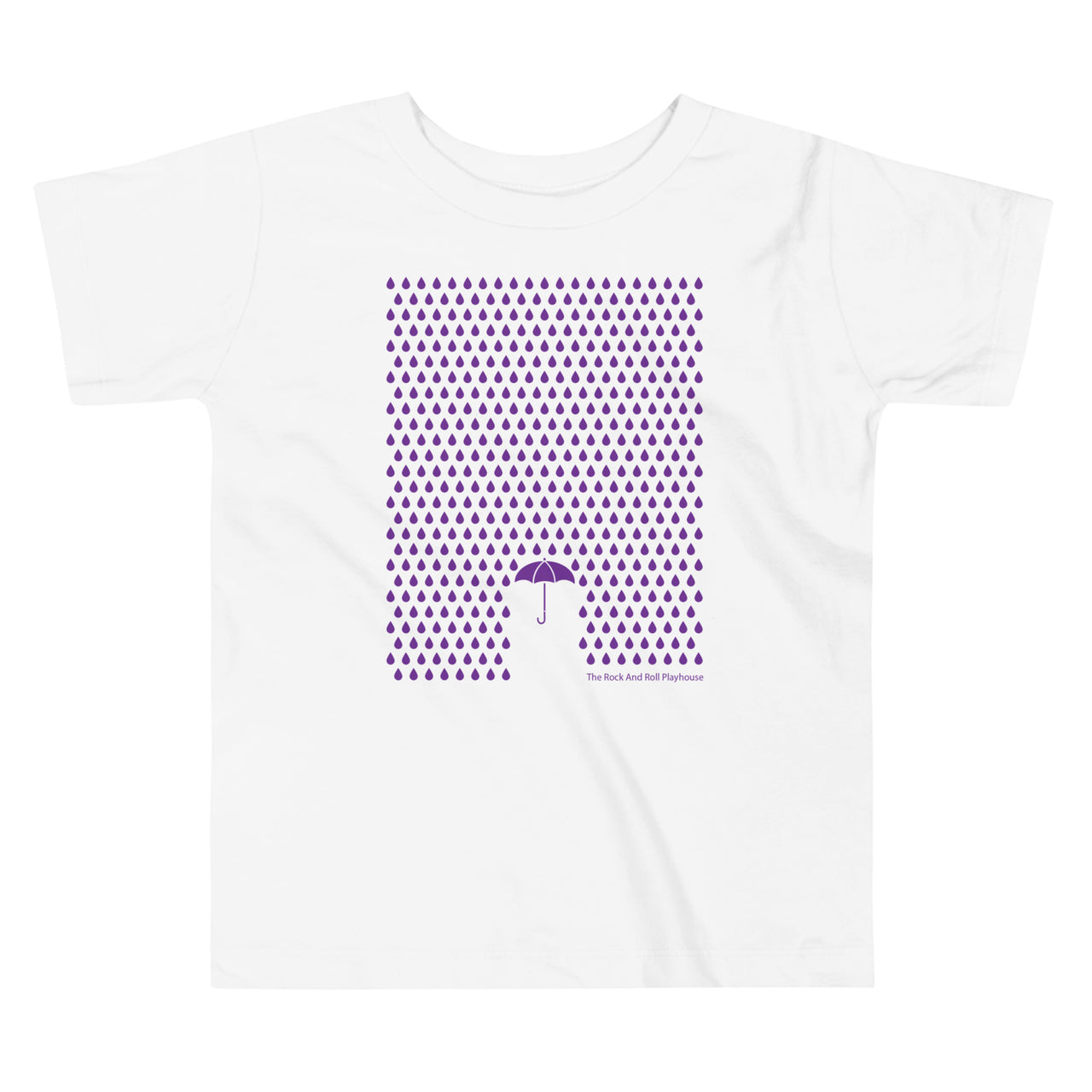 Purple Rain Toddler T-Shirt by The Rock and Roll Playhouse