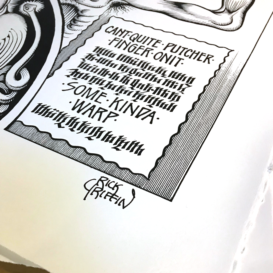 Putcher Limited Edition Fine Art Print by Rick Griffin