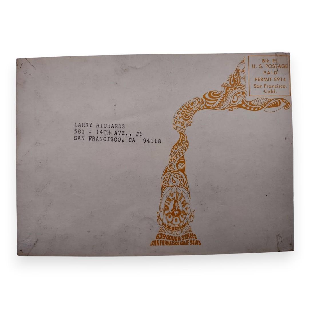 Quicksilver Messenger Service, Buddy Guy – The Avalon Ballroom, San Francisco (Feb 23–25, 1968) by Paul Zavorskas (Postcard, Fair Condition)