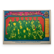 Quicksilver Messenger Service, The Charlatans, It’s a Beautiful Day – The Avalon Ballroom, San Francisco (Apr 26–28, 1968) by Alton Kelley (Postcard)
