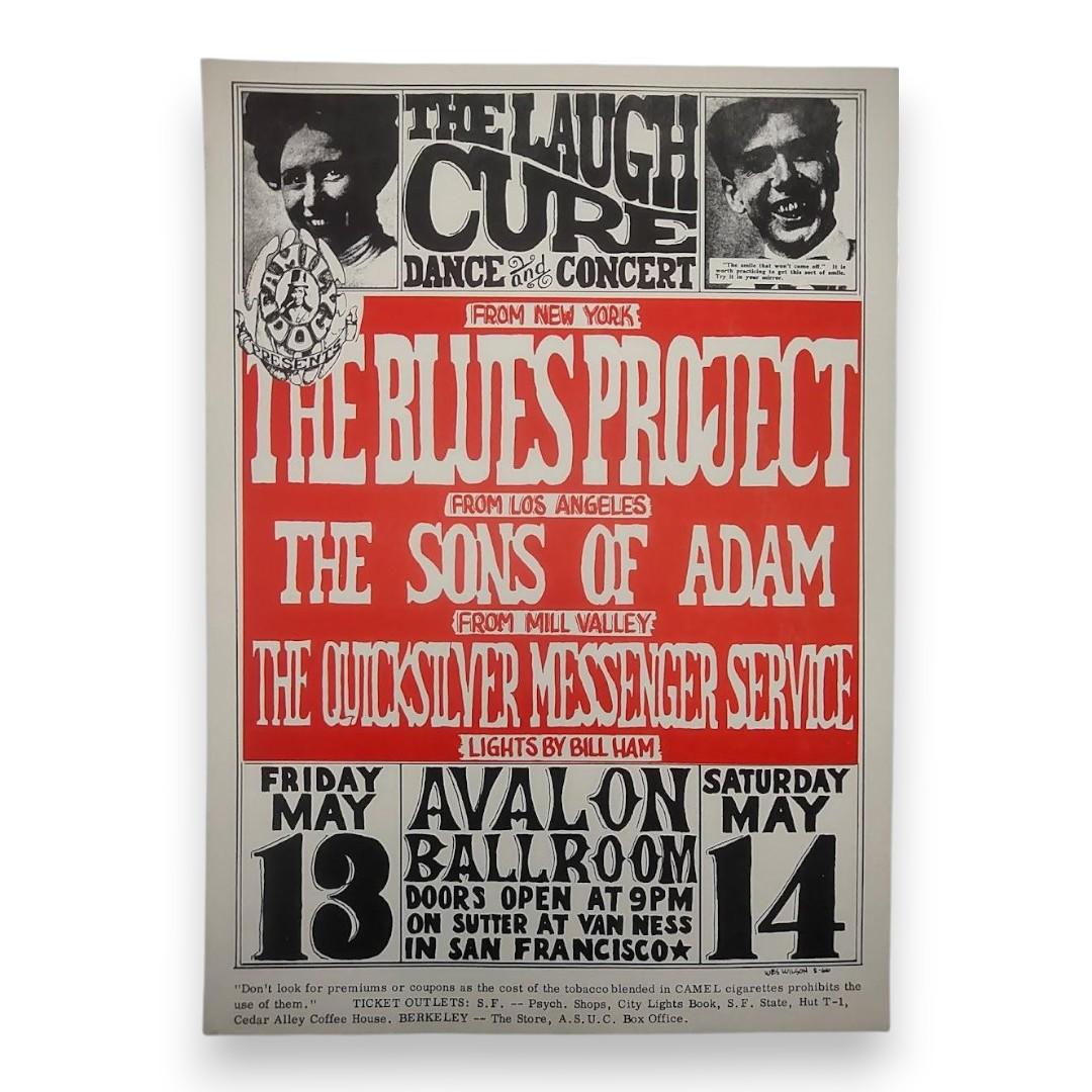 Quicksilver Messenger Service, The Sons of Adam, The Blues Project – The Avalon Ballroom, San Francisco (May 13–14, 1966) by Wes Wilson